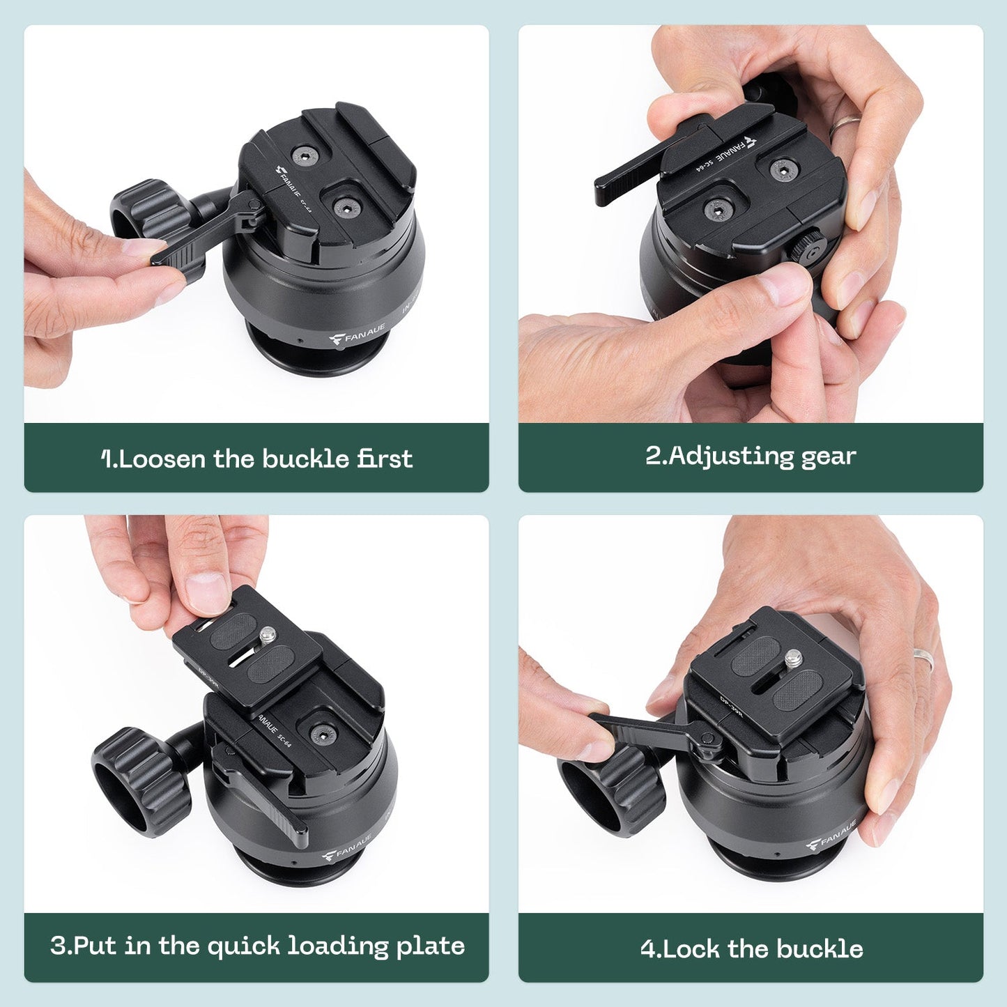 Fanaue IN-60T Tripod Inverted Ball Head